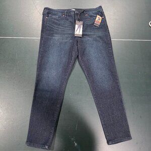 Sofia Vergara Women’s 16 Plus “Sofia” Skinny Ankle Midrise Dark Wash Denim Jeans